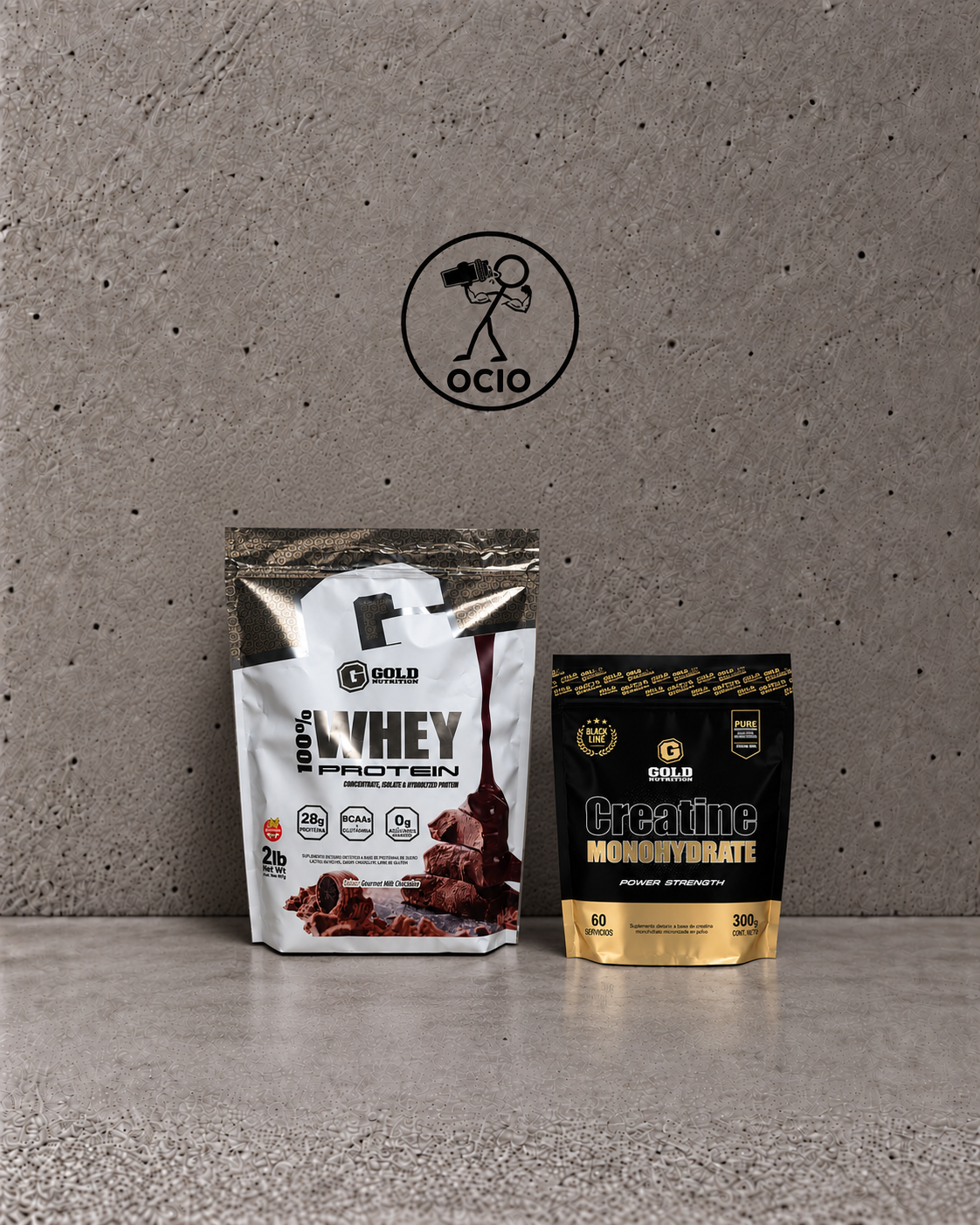 Combo Gold Nutrition - Whey Protein y Creatina
