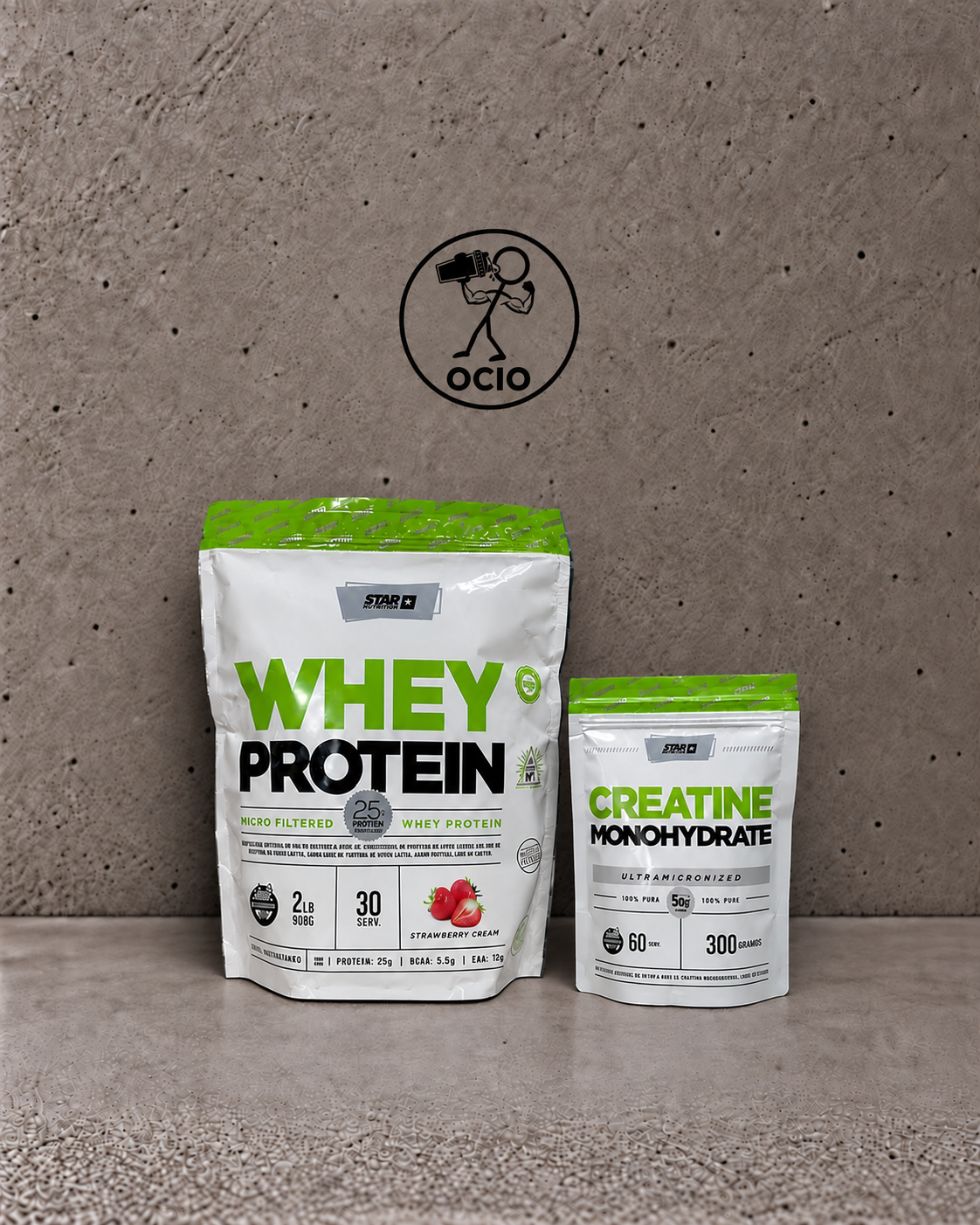 Combo Star Nutrition - Whey Protein y Creatina